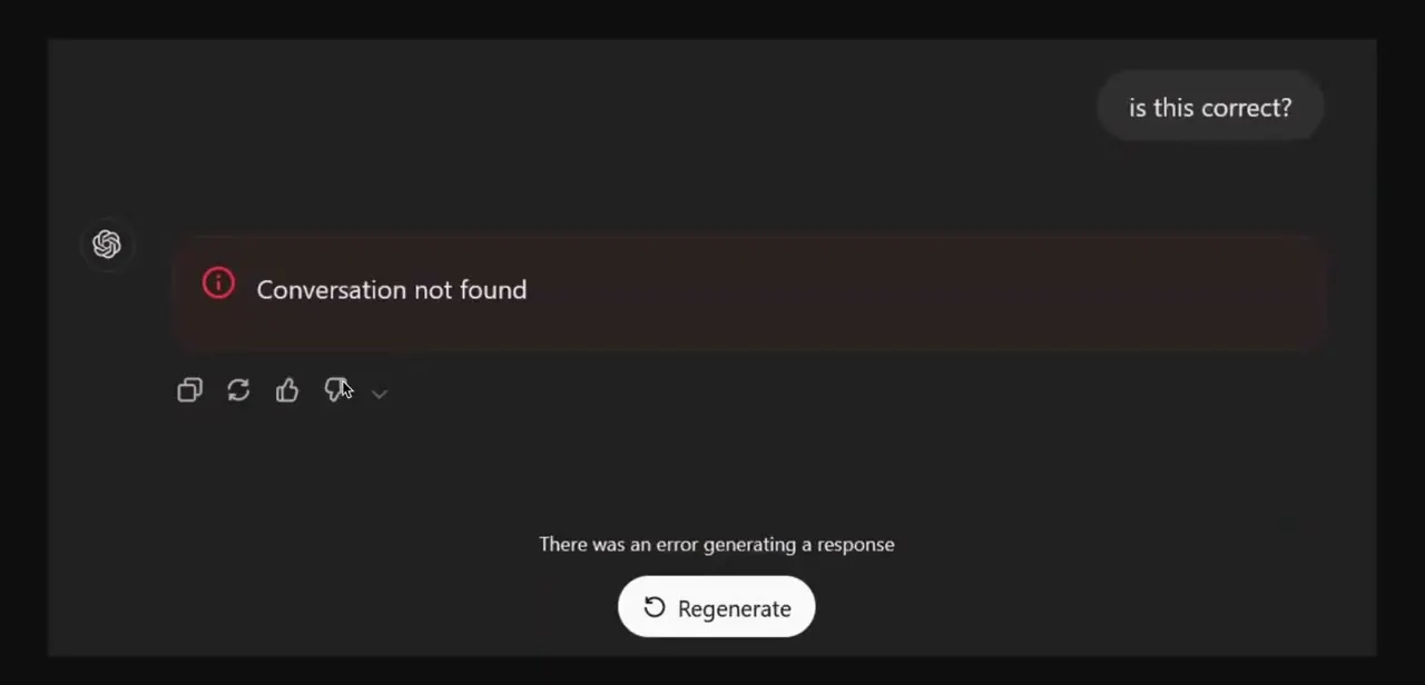 How to Fix ChatGPT Conversation Not Found Error Easily 2026