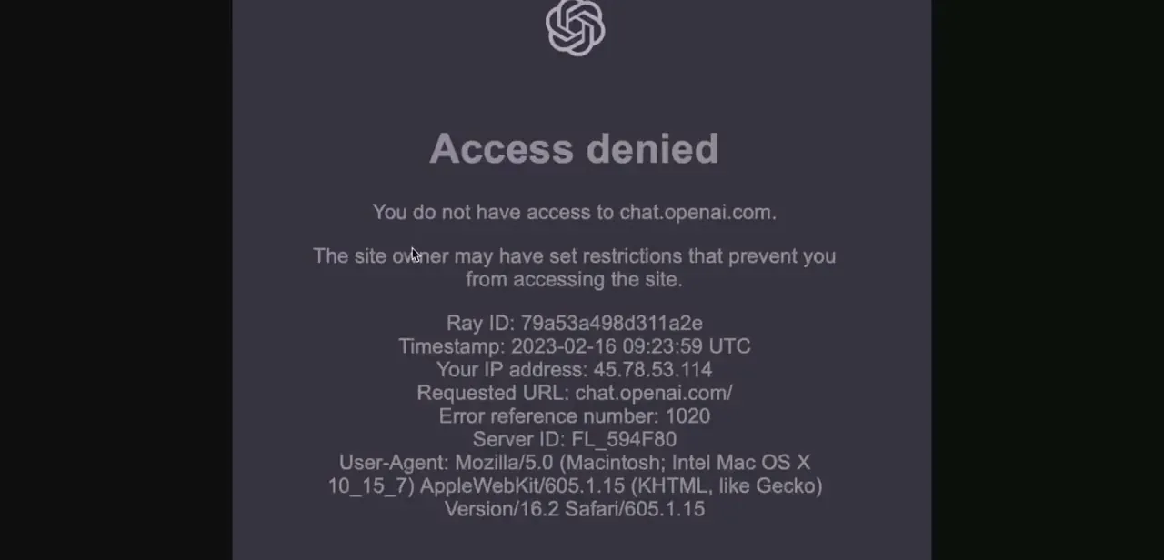 How To Fix ChatGPT Login Error Access Denied Easily 2026