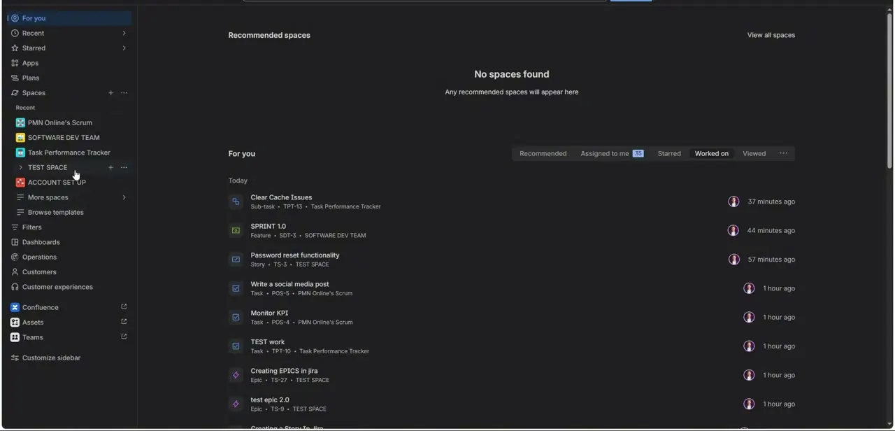The work item panel for "Fix Bugs," opened directly from the backlog row without navigating to a new page.